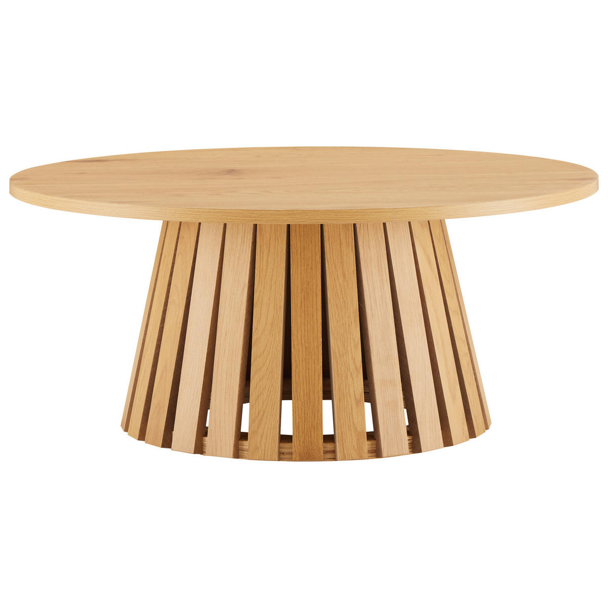 COUCHTISCH Liv Ø 80 cm - Braun, Holzwerkstoff (80/80/35cm) - Happy Garden