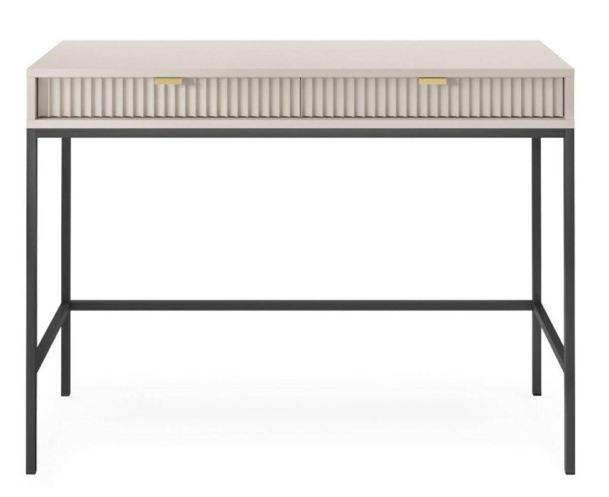 KONSOLE Kaschmir NEW Schwarz - Ecru, Holzwerkstoff (104/104/77cm) - Sepro Meble
