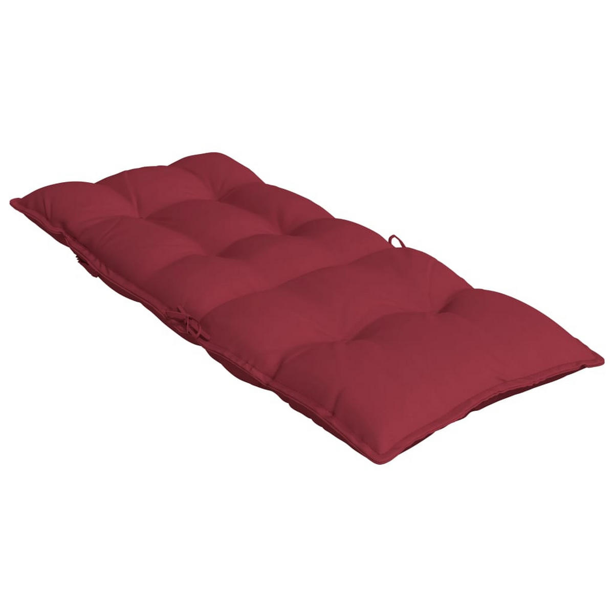 HOCHLEHNER-AUFLAGEN 4 Stk. Weinrot Oxford-Gewebe - Weinrot, Textil (50/7/120cm) - vidaXL