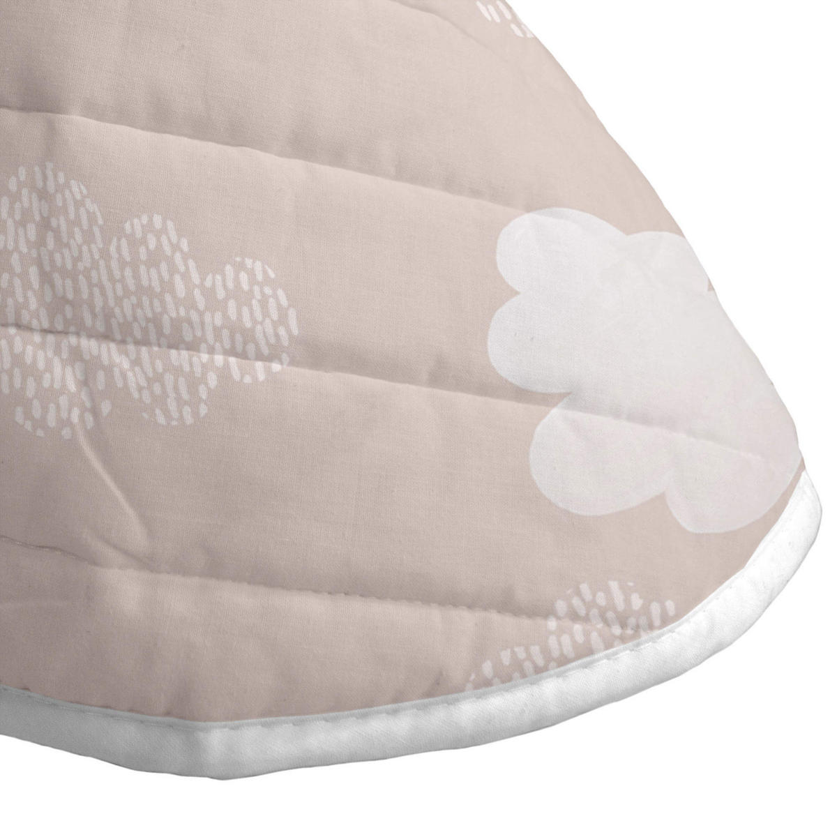 TAGESDECKE clouds 180x260 cm (bett 80/90/105) rosa - Pink, Textil (180/260cm) - Happy Friday