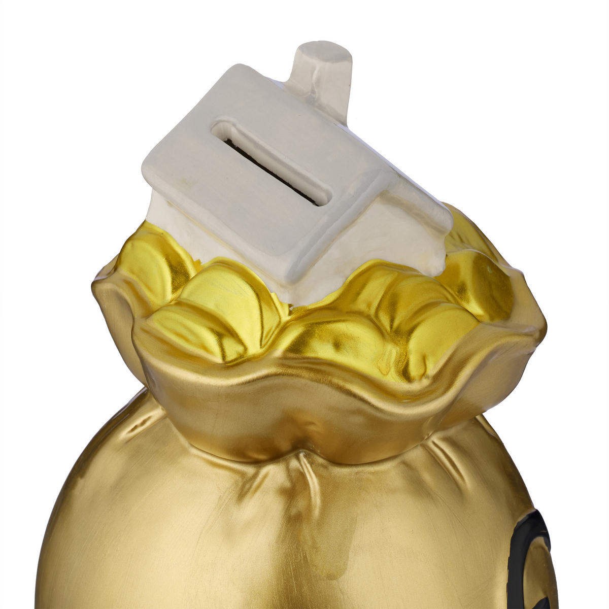 SPORENKA - zlatá, kameň (12/15.5/12cm) - Relaxdays