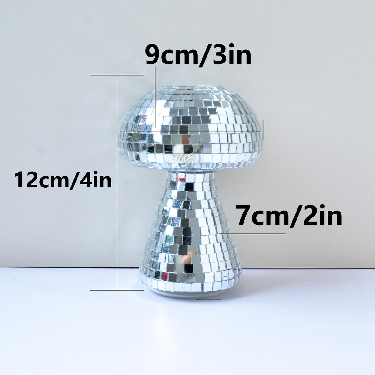 VASE 12 cm Glas - Grau, Glas (9cm) - LIBRATON