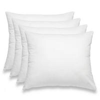 FEDERKISSEN 4er Set 100% Federn 40/50 cm Bezug aus 100% Baumwolle - Weiß, Textil (50/40cm) - wometo