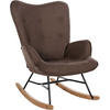 SCHAUKELSTUHL Stoff braun - Braun, Textil/Metall (71/98/88cm) - CLP