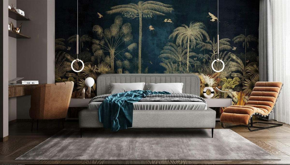 POLSTERBETT Miami Now Or Never - Grau, Holzwerkstoff/Textil (180/200cm) - Fun Möbel