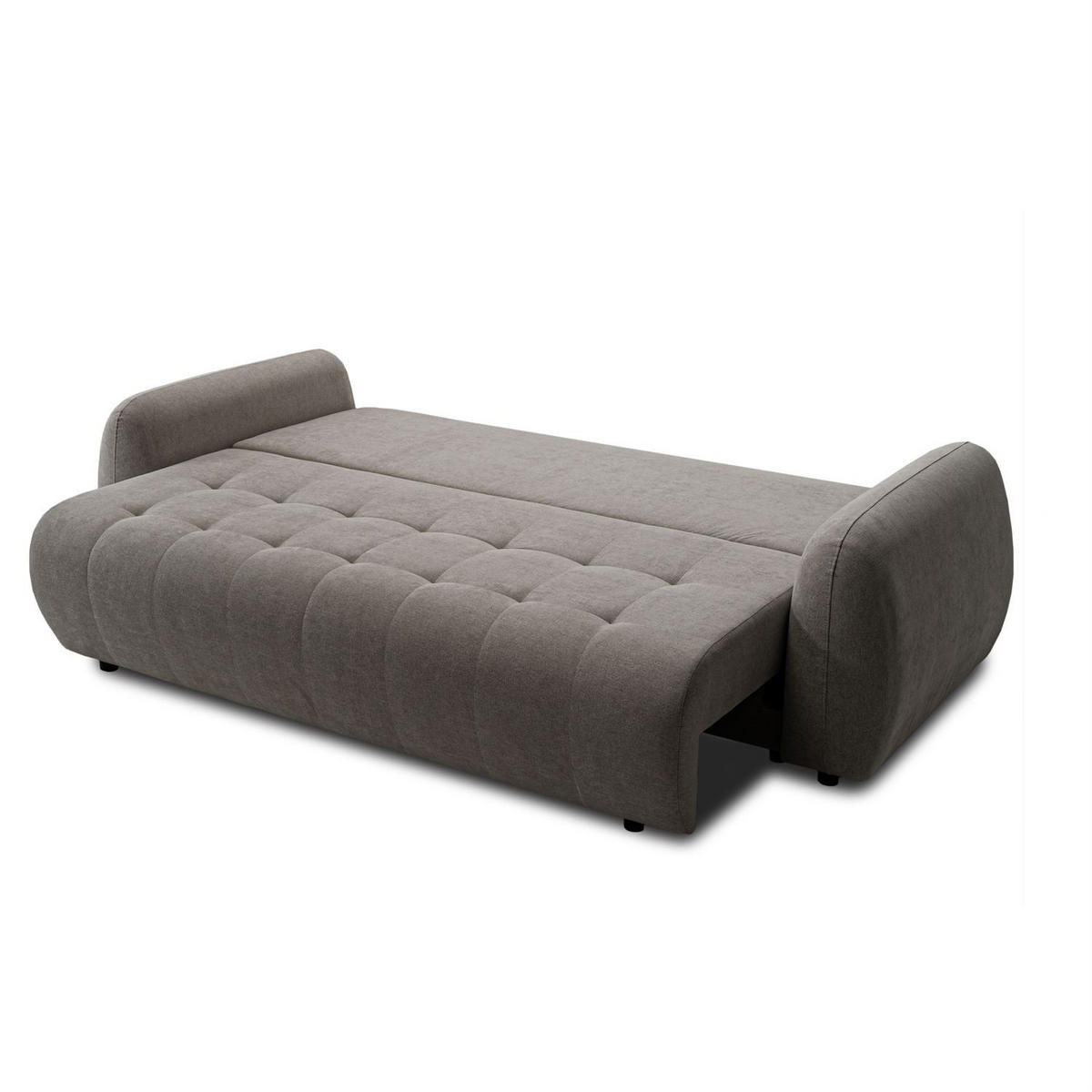 SOFA OMEGA Zweisitzer mit Schlaffunktion, Rosa 21 - Braun, Textil (252/92/105cm) - Lookway