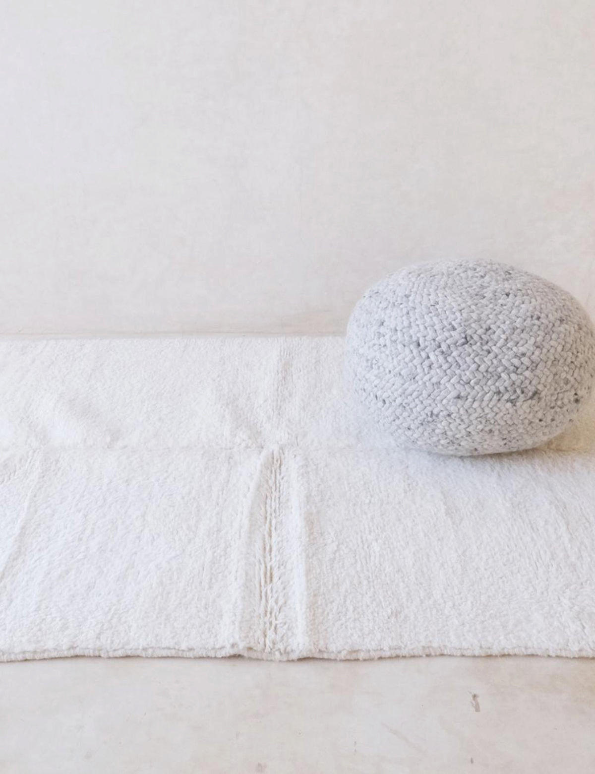 BERBERTEPPICH schlicht Wolle 161x 240 cm - Weiß, Naturmaterialien (161/240cm) - AFK Living