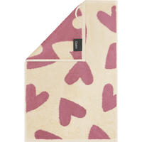 GÄSTETUCH HEART BEATS HEARTS 6275 BEERE - 32 - Rosa, Textil (30/50cm) - Cawoe
