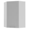 KÜCHENHÄNGESCHRANK Kvantum W4/10/60 Dust Grey Matt / Weiß Matt 60 / 60 / 96cm - Weiß/Grau, Holz/Holzwerkstoff (60/96/60cm) - Feldmann-Wohnen