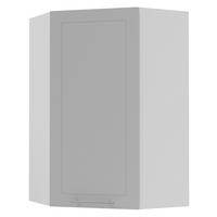 KÜCHENHÄNGESCHRANK Kvantum W4/10/60 Dust Grey Matt / Weiß Matt 60 / 60 / 96cm - Weiß/Grau, Holz/Holzwerkstoff (60/96/60cm) - Feldmann-Wohnen