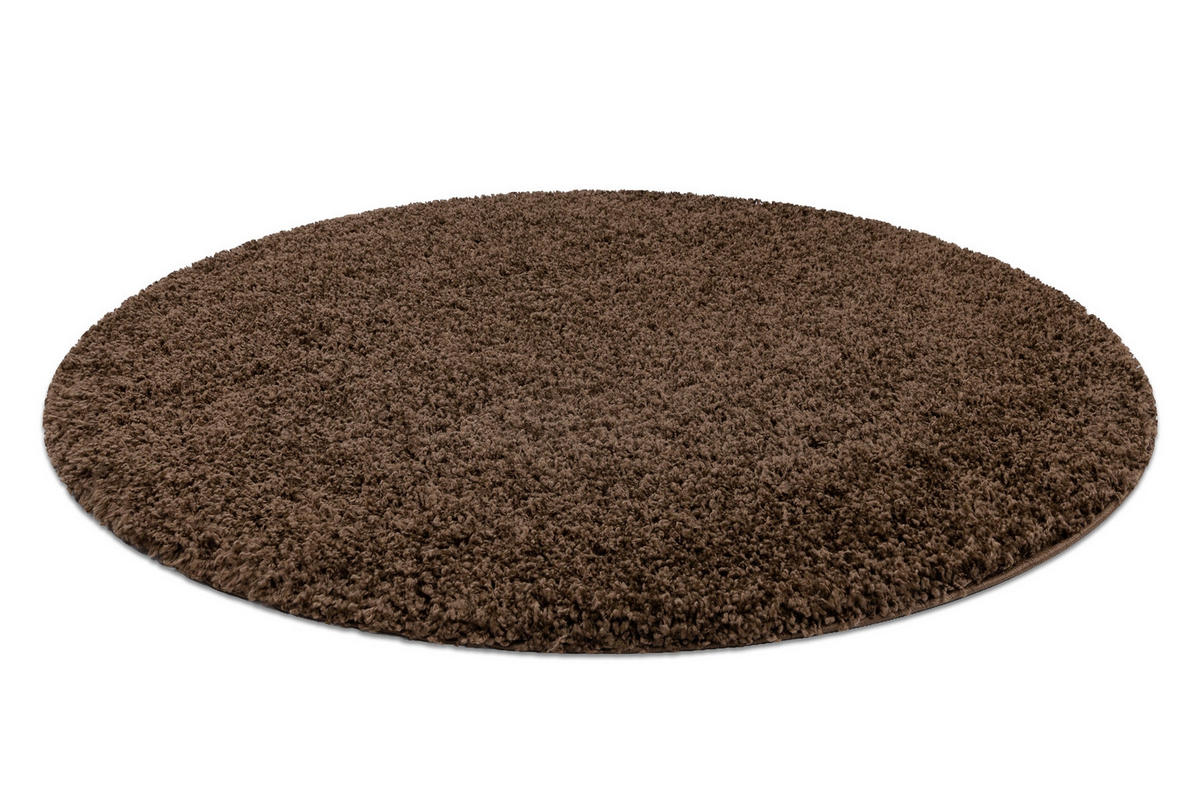 TEPPICH Soffi 80 cm - Braun, Textil (80/80cm) - rugsX