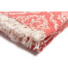 HAMAMTUCH Barok 100% Baumwolle 100x180 Rot - Rot, Textil (180/100cm) - Villa Möbel