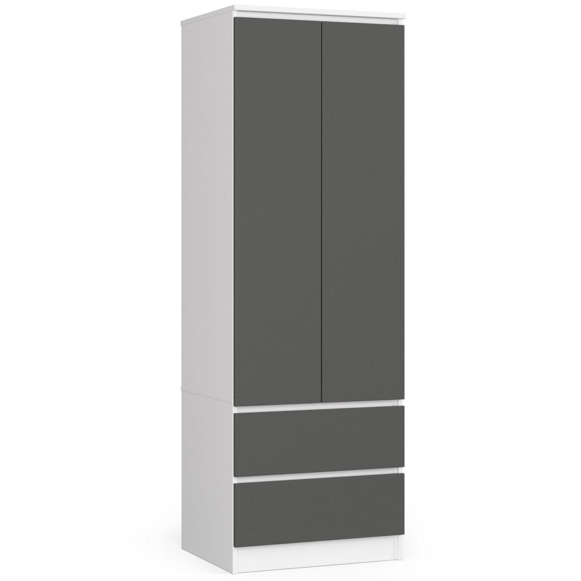 RAUMHIRSCH FURNITURE SKŘÍŇ bílá, grafitově šedá 180/60/51