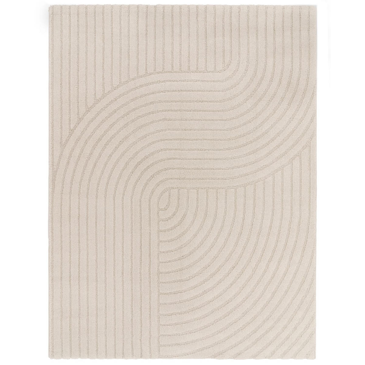 FLACHWEBETEPPICH Boho Creme 80 x 150 cm - Creme, Kunststoff (80/150cm) - TT Home