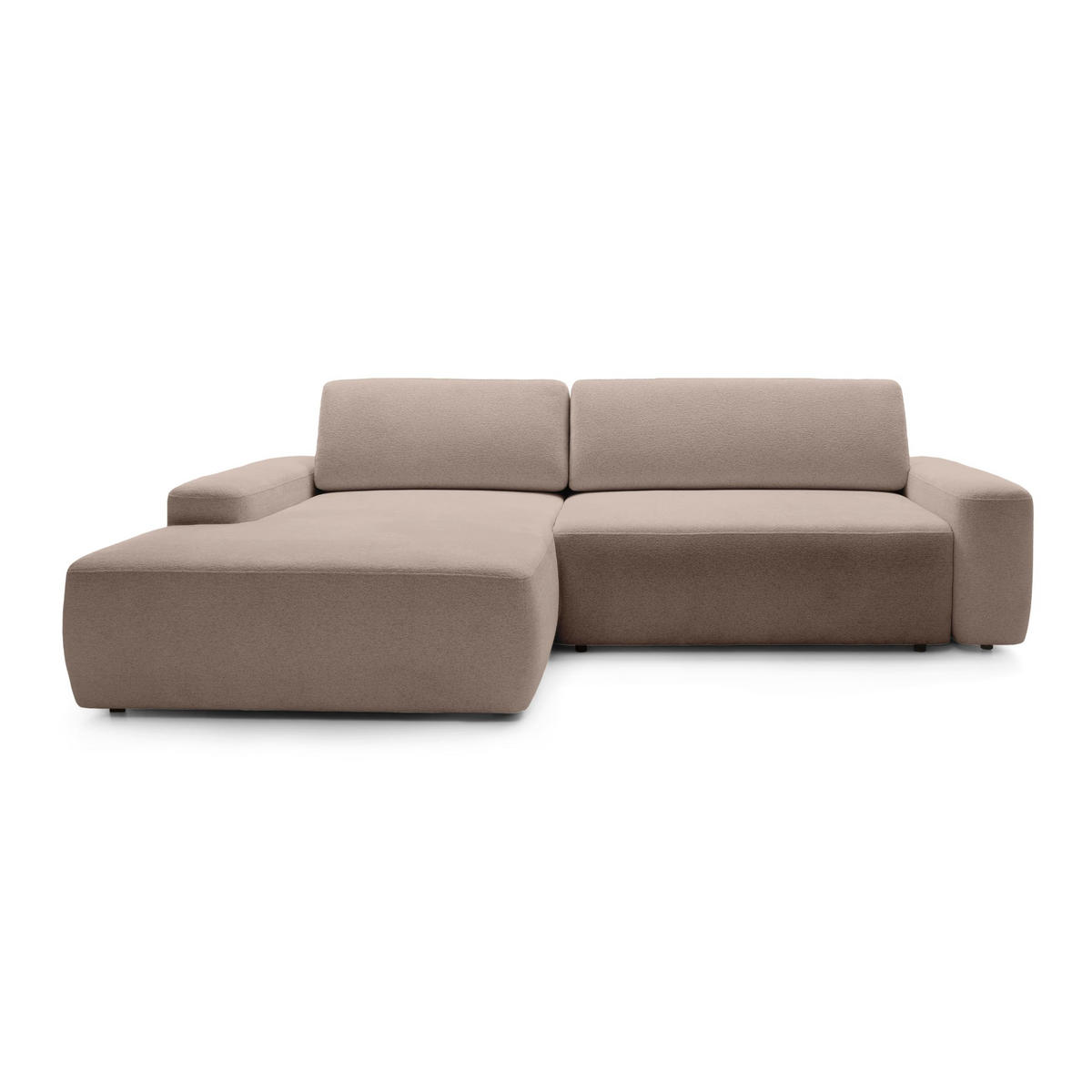 ECKSOFA Bamby Cappuccino 264 cm - Cappuccino, Textil (264/82/162cm) - Pillovely