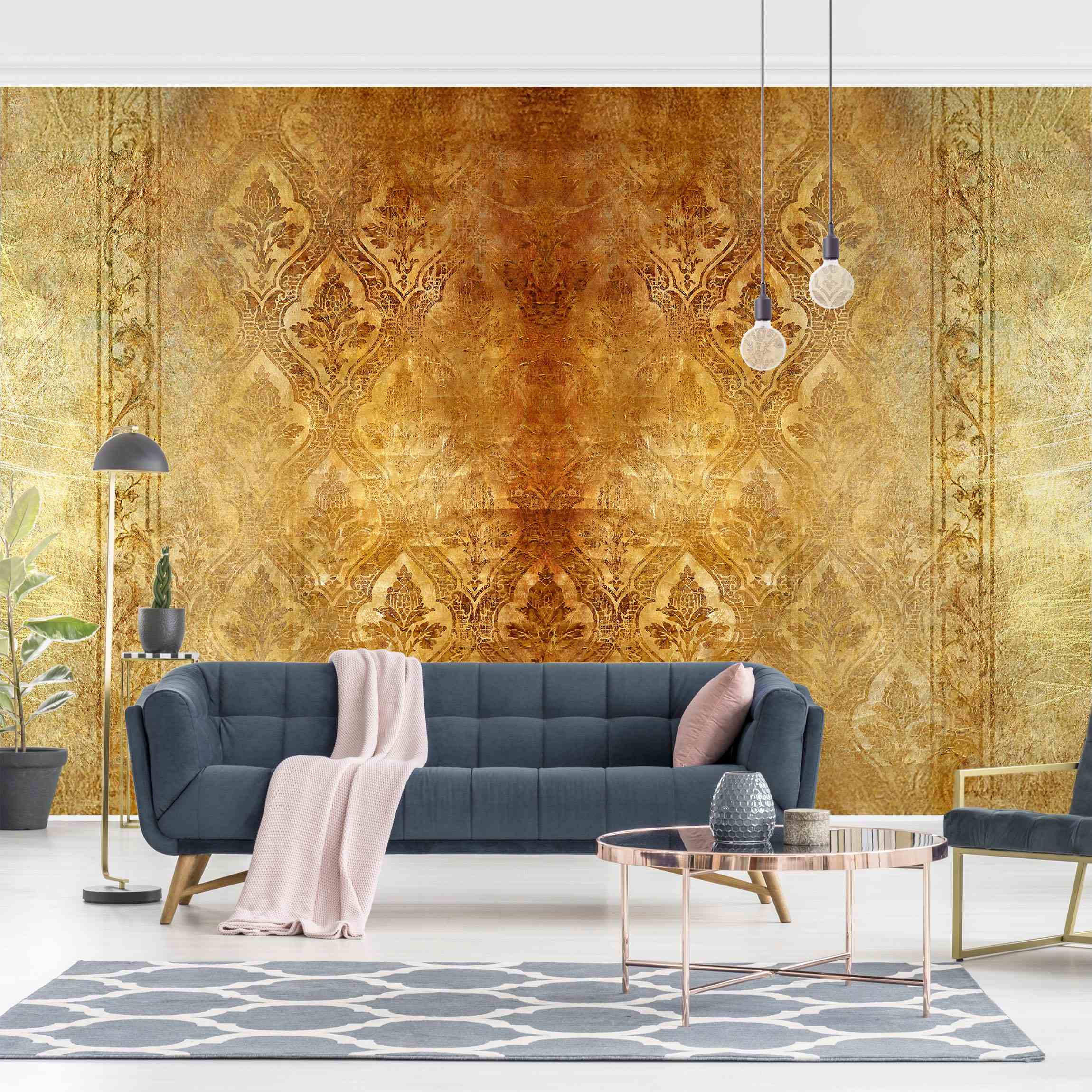 FOTOTAPETE The 7 Virtues - Faith 336/225 cm - Goldfarben, Papier (336/225cm) - Bilderwelten