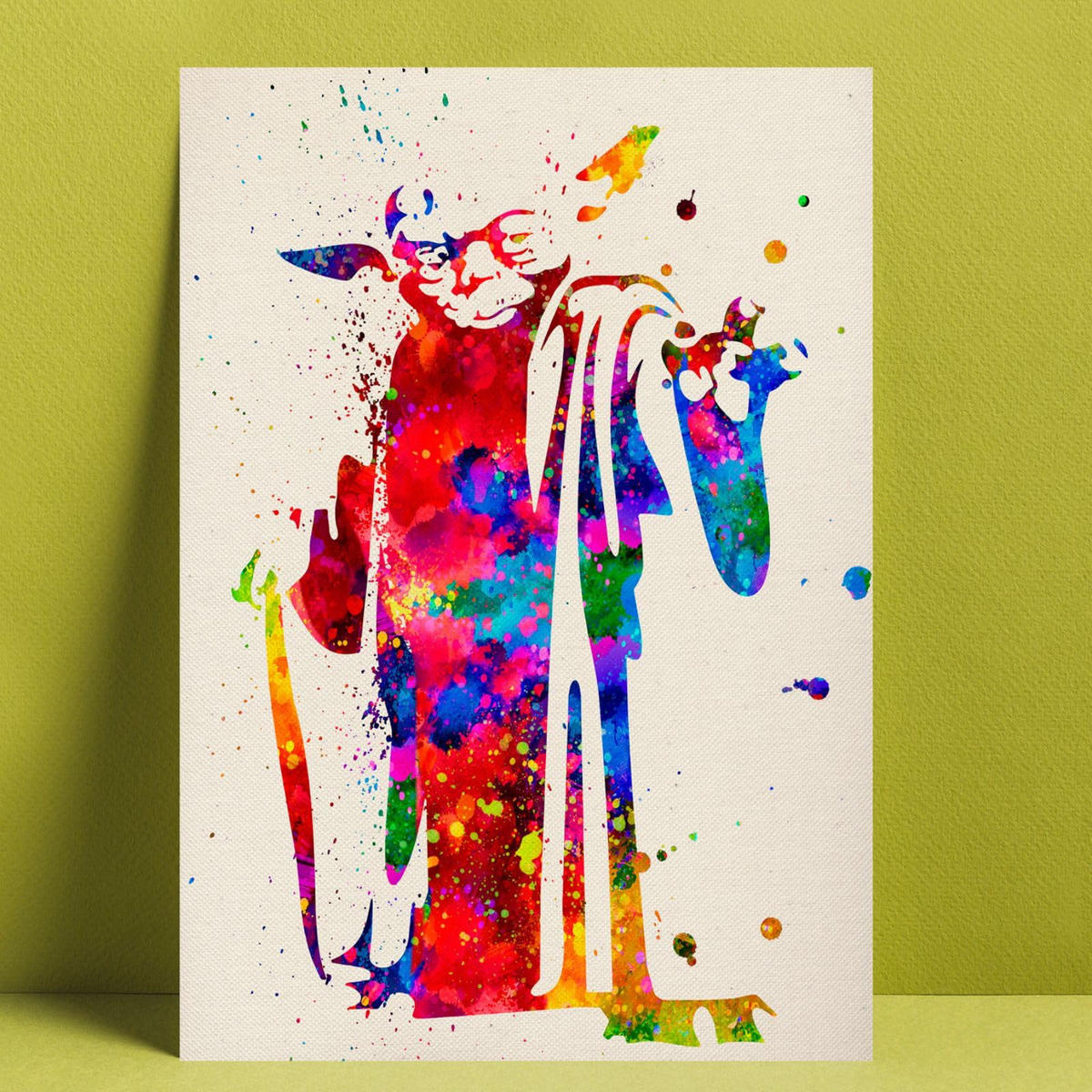 POSTER Set Mit 6 Star Wars Aquarell Illustrationen Klassischer A3 & A4 Rahmenlos - Klar, Papier (29/3cm) - Nacnic