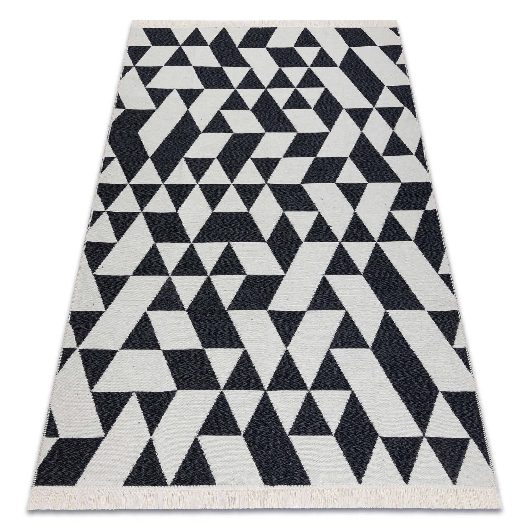 TEPPICH TWIN 100/200 cm - Schwarz, Textil (100/200cm) - rugsX