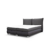 BOXBETT Valentin In Neve - Beige, Holzwerkstoff/Textil (200/200cm) - Fun Möbel