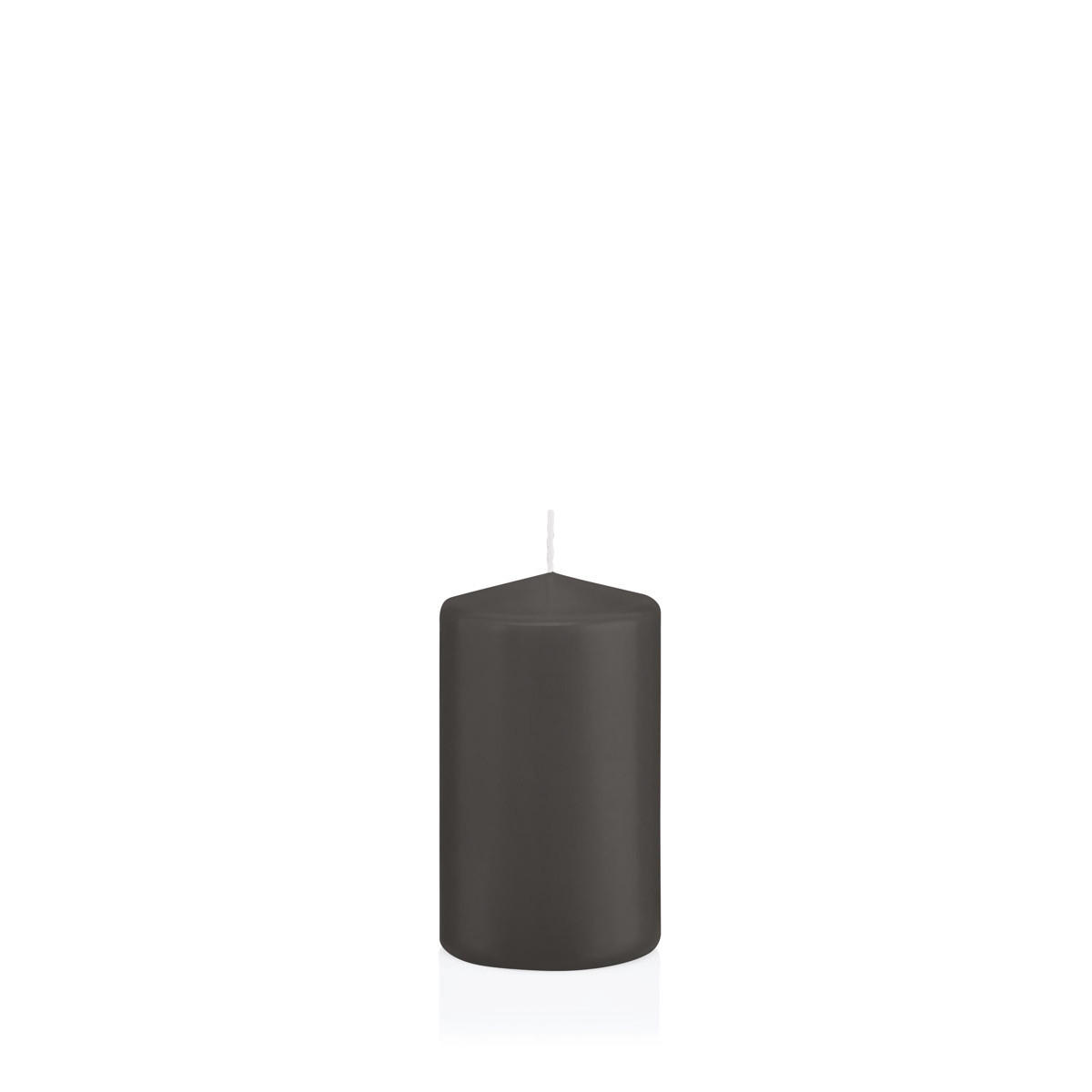 Wiedemann Kerzen Stumpenkerzen Grau 10 cm