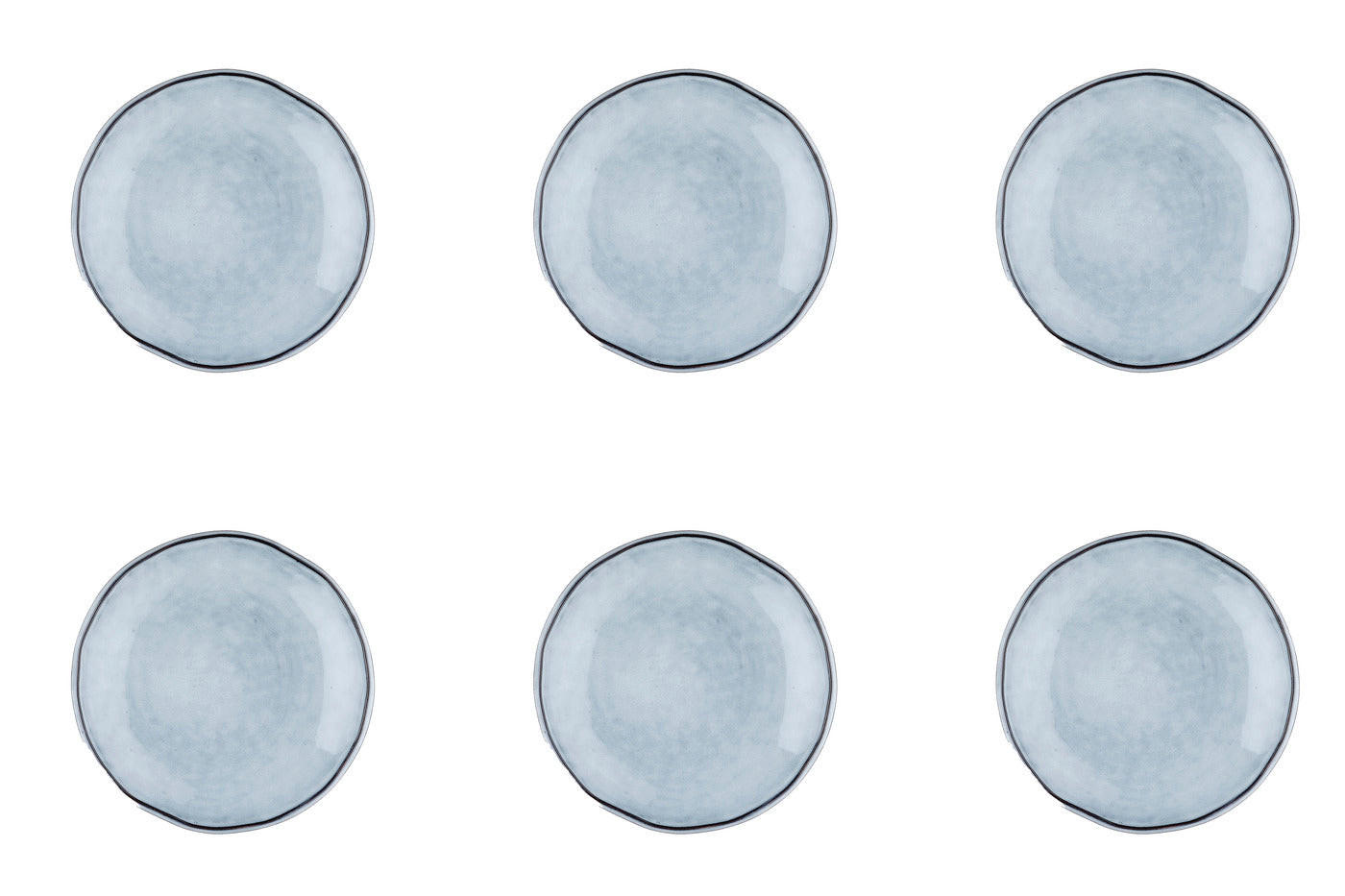 TELLER Cloud Ø16cm - 6er-Set - Sturmgrau - Grau, Keramik (16cm) - Björn