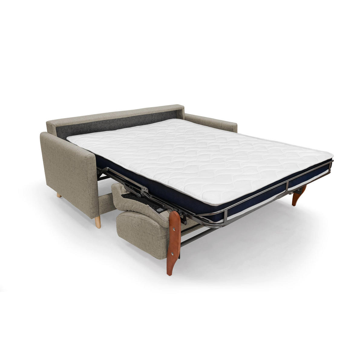 SCHLAFSOFA Edgar - Braun, Textil (180/94/97cm) - Divani.store