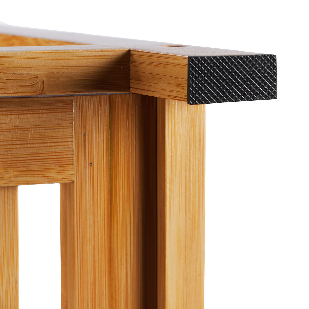 POLICE na koš na prádlo - světle hnědá, dřevo/textil (100/80/32cm) - Relaxdays