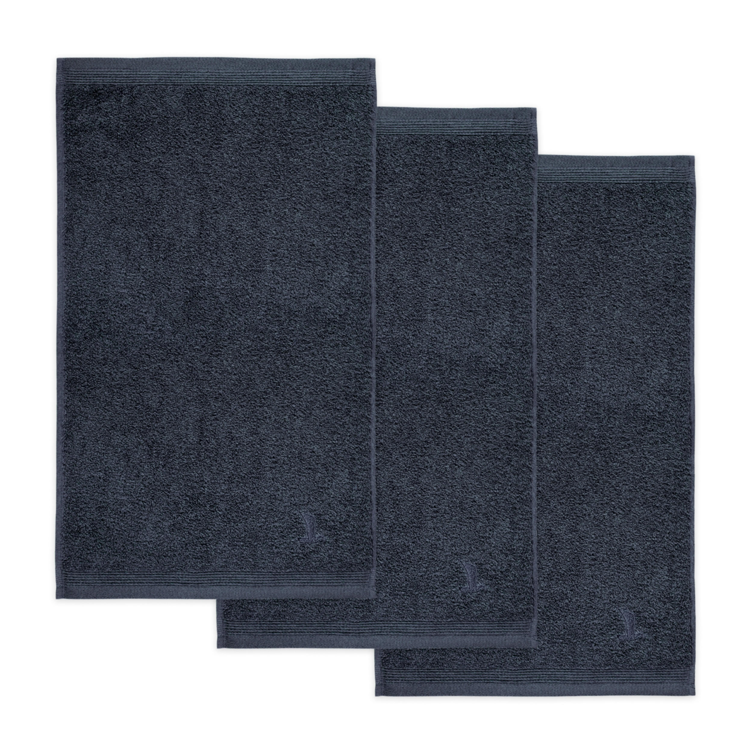 GÄSTETUCH SUPERWUSCHEL 3ER PACK - Dunkelgrau, Textil (30/50cm) - MÖVE