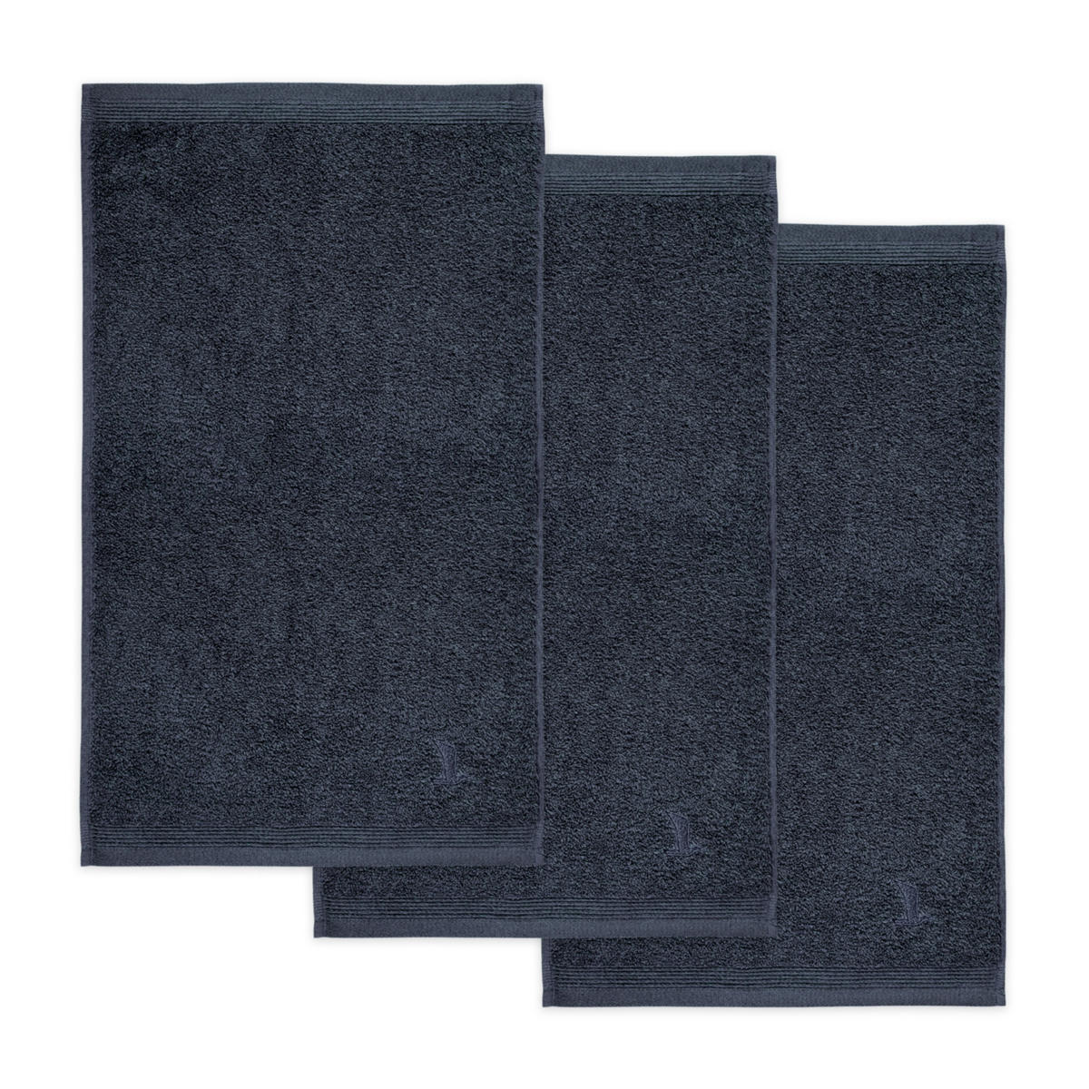 GÄSTETUCH SUPERWUSCHEL 3ER PACK - Dunkelgrau, Textil (30/50cm) - MÖVE