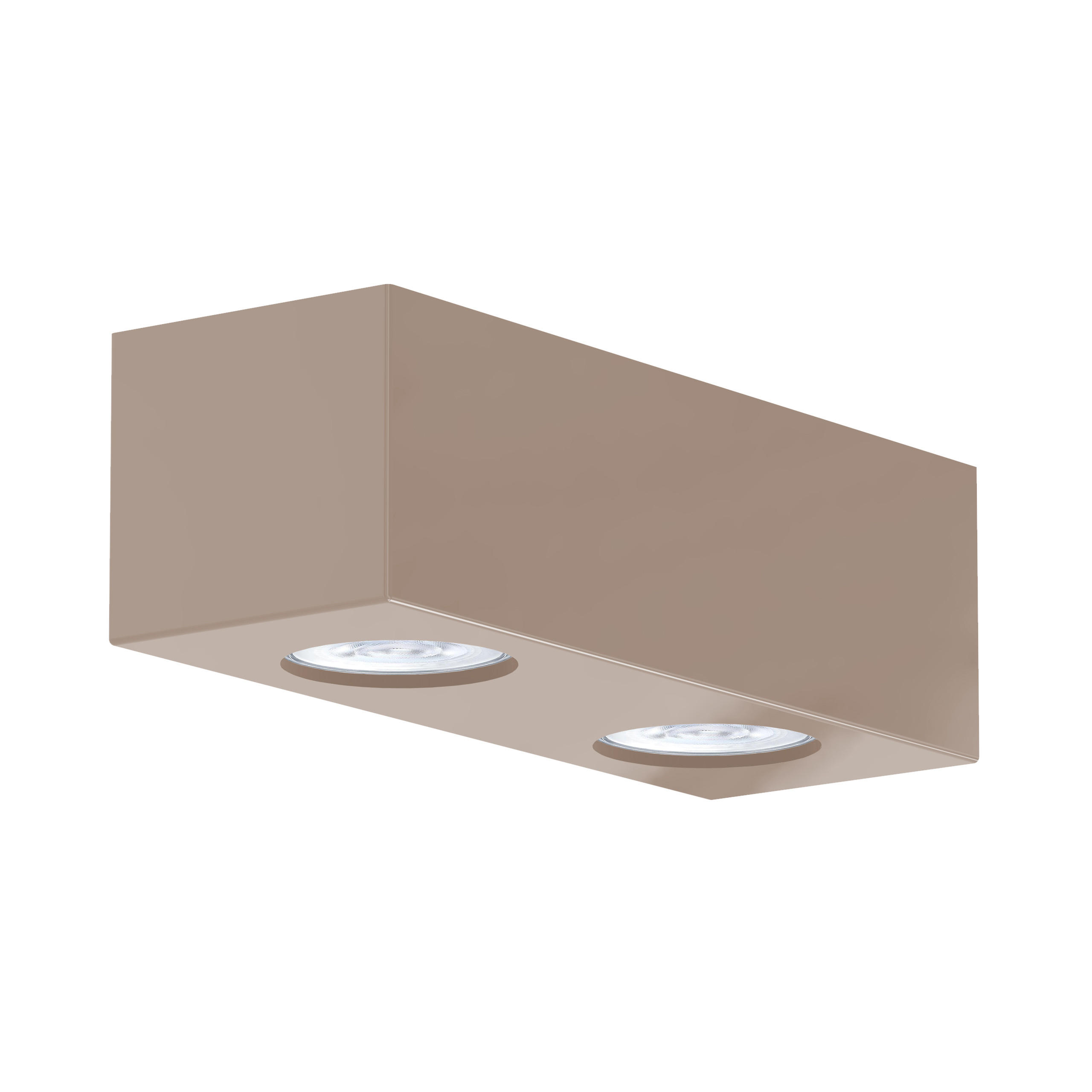 DECKENLEUCHTE - Graubraun, Metall (10/25/7cm) - Lumicom