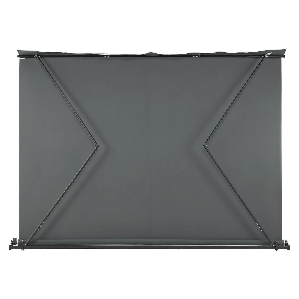 GELENKARMMARKISE grau 400x300 cm - Grau, Textil (400/250/300cm) - Juskys