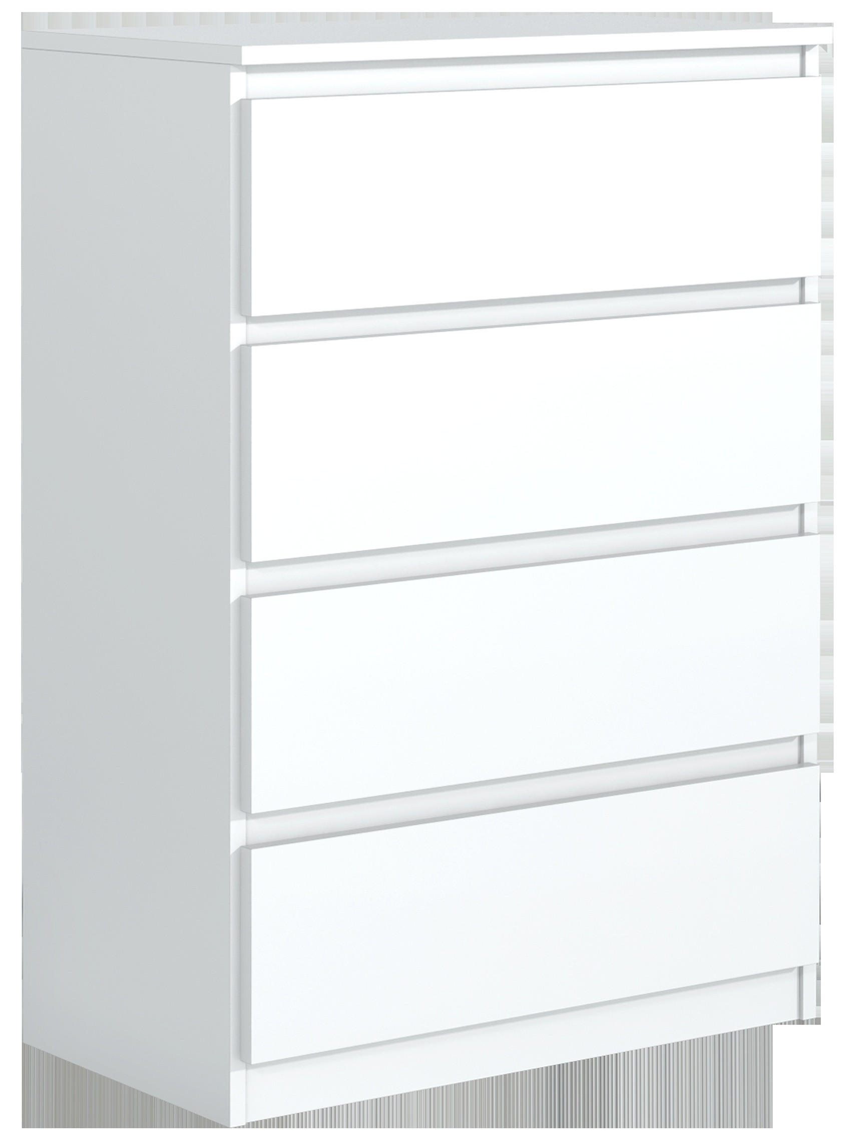 KOMMODE Weiß 70/102/39 - Weiß, Holzwerkstoff (70/102/39cm) - RAUMHIRSCH FURNITURE