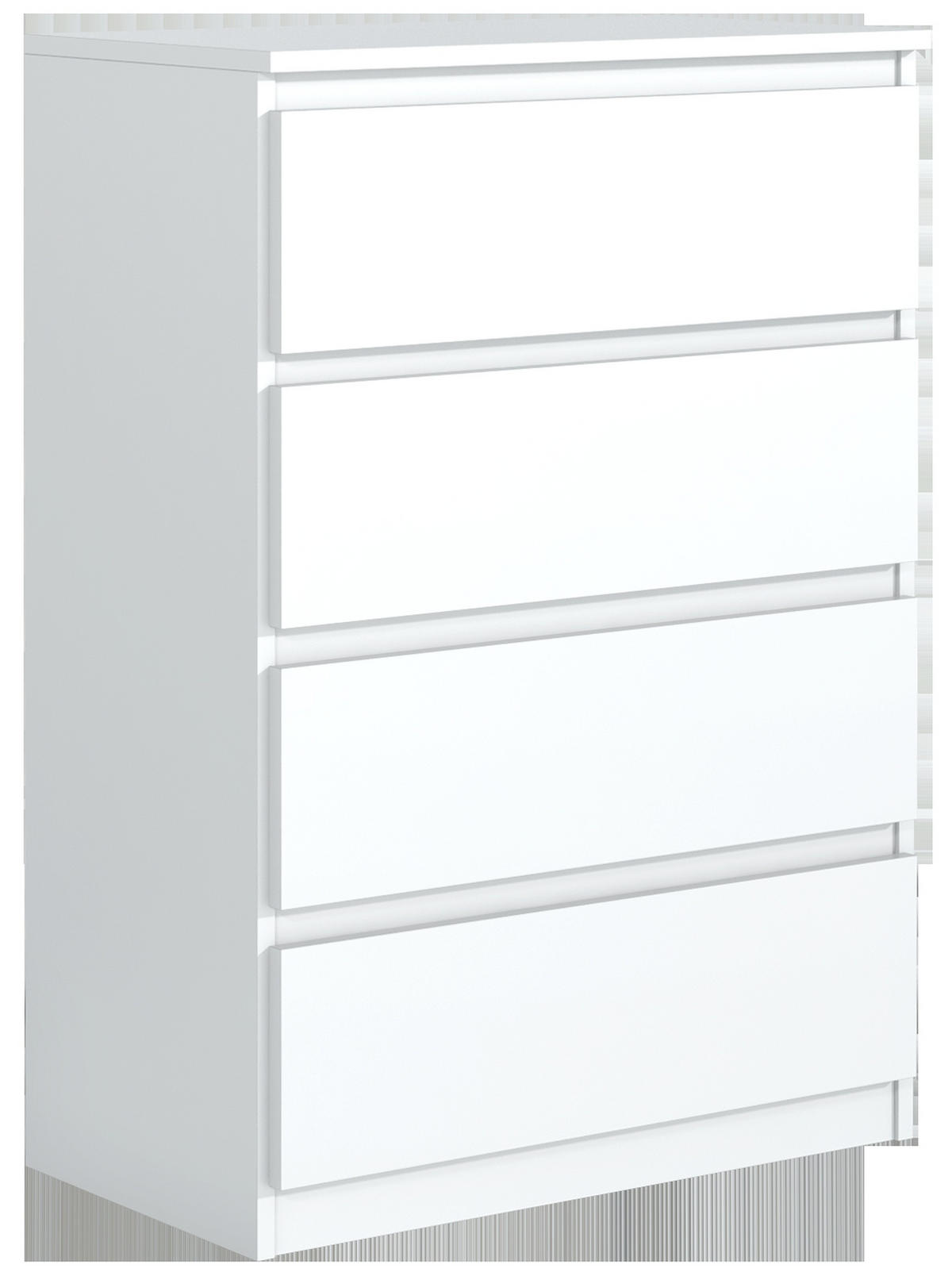 KOMMODE Weiß 70/102/39 - Weiß, Holzwerkstoff (70/102/39cm) - RAUMHIRSCH FURNITURE