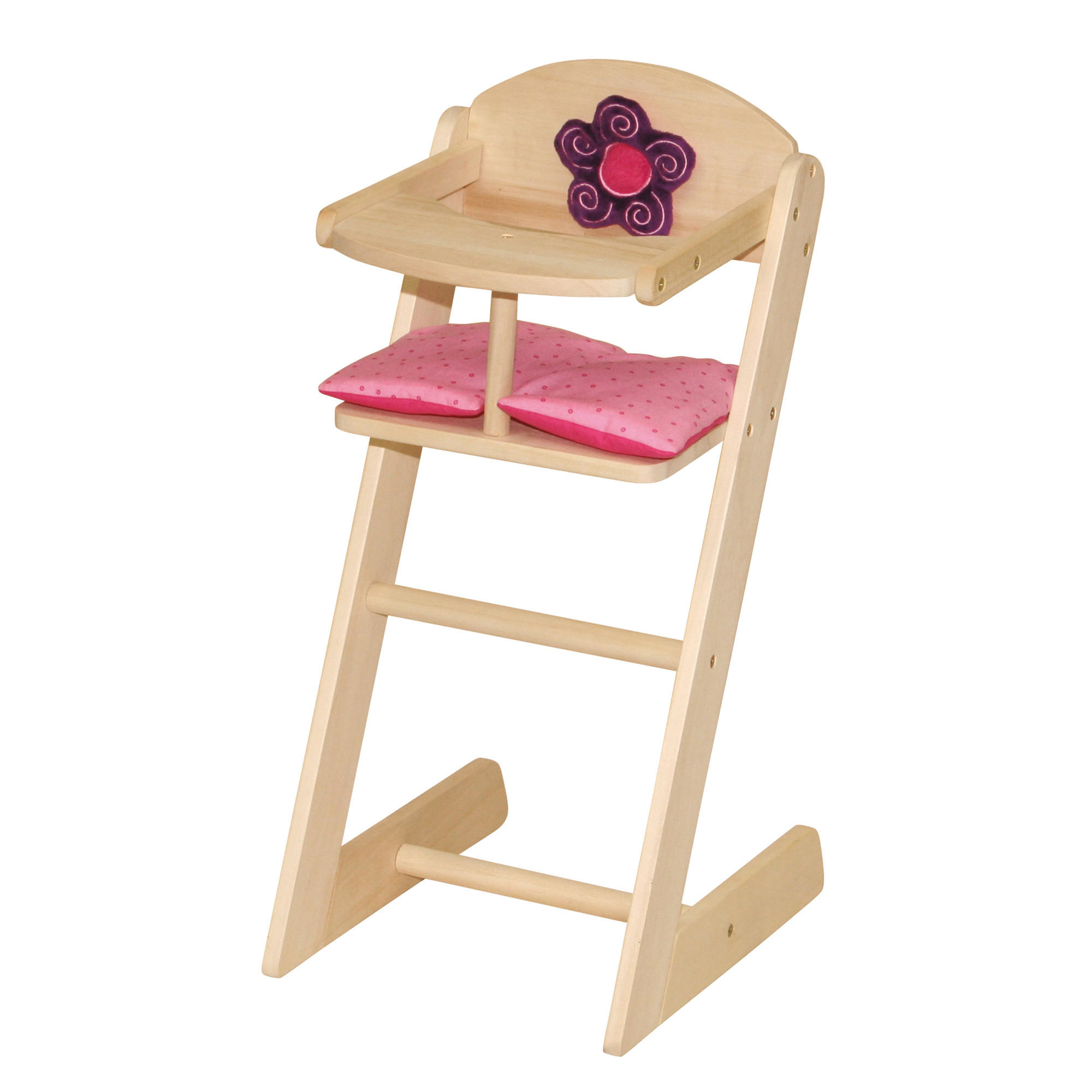 PUPPENHOCHSTUHL Happy Fee - Naturfarben, Holzwerkstoff (25/56/33cm) - Roba