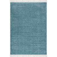 HOCHFLOR-TEPPICH Shaggy Pulpy 100 Blau 200x290 cm - Blau, Textil (200/290cm) - carpet city
