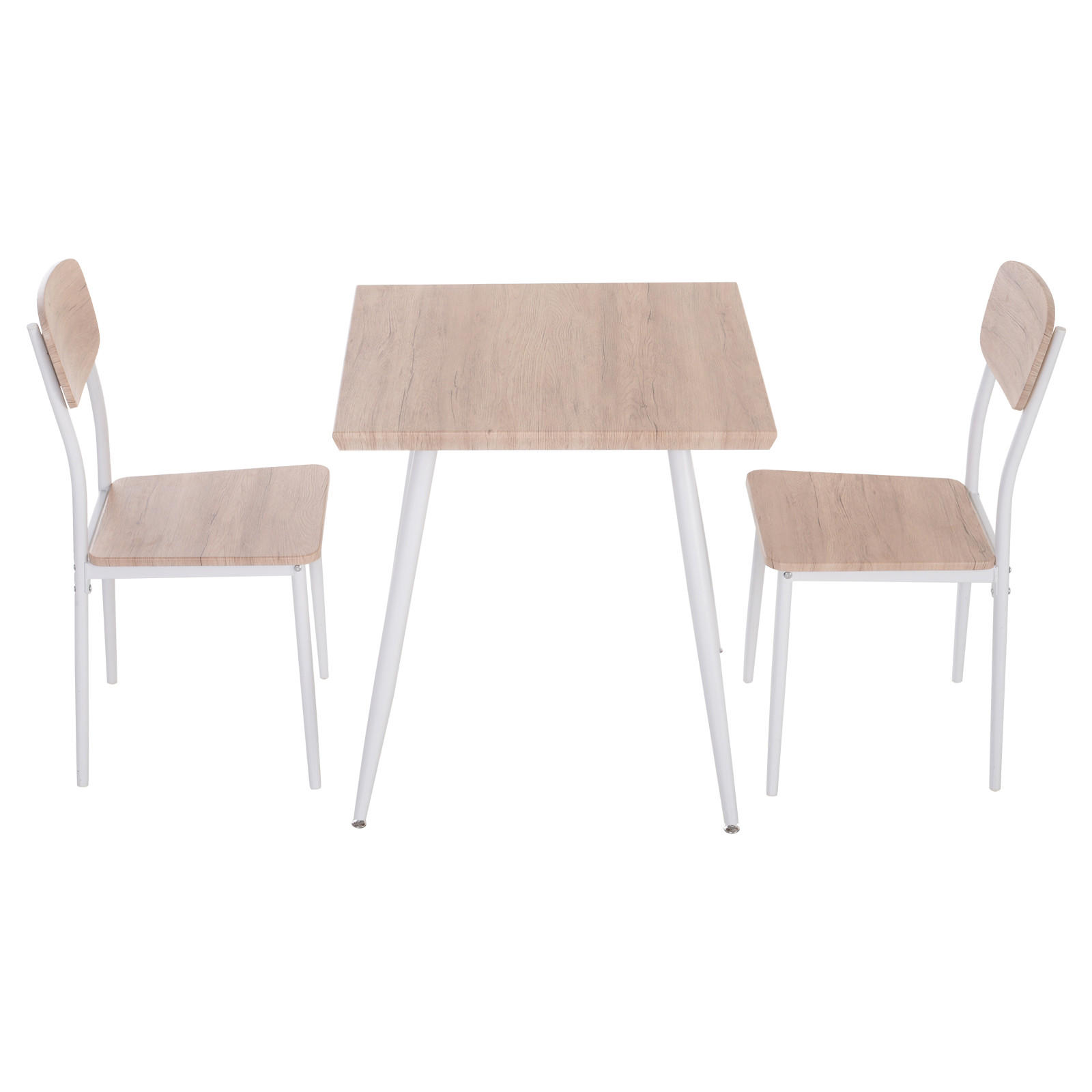 ESSTISCH-SET DE-10098 Natur - Naturfarben, Metall (70/76/70cm) - ComfortXL