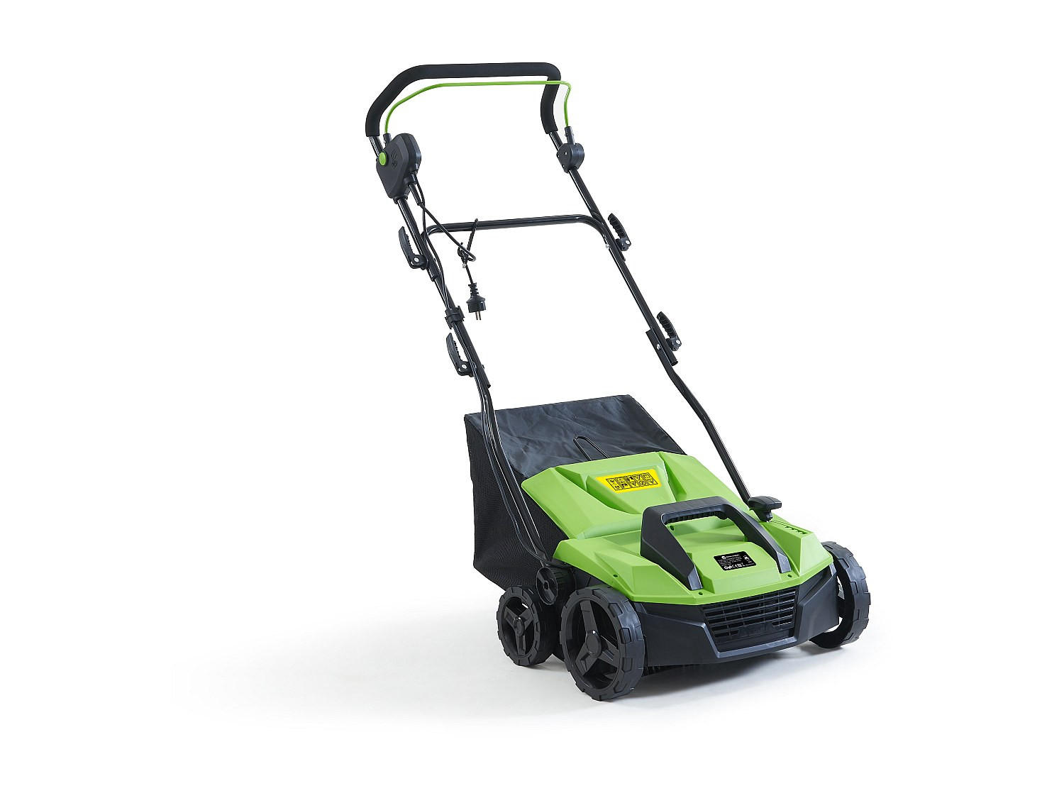 RASENMÄHER - 59.5cm x 45cm - Polypropylen - schwarz, grün - GRAMI - Schwarz, Kunststoff (59.5/34.5/45cm) - Vente-Unique