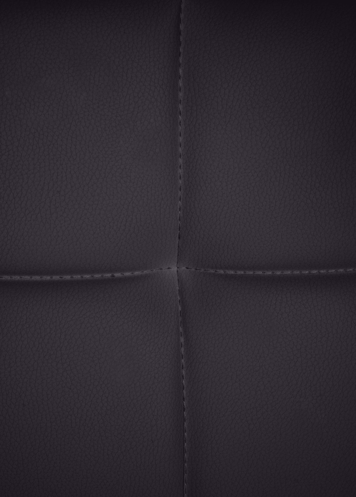 ARMLEHNENSTUHL Lederlook Schwarz - Schwarz, Textil/Metall (59/84/58cm) - CLP