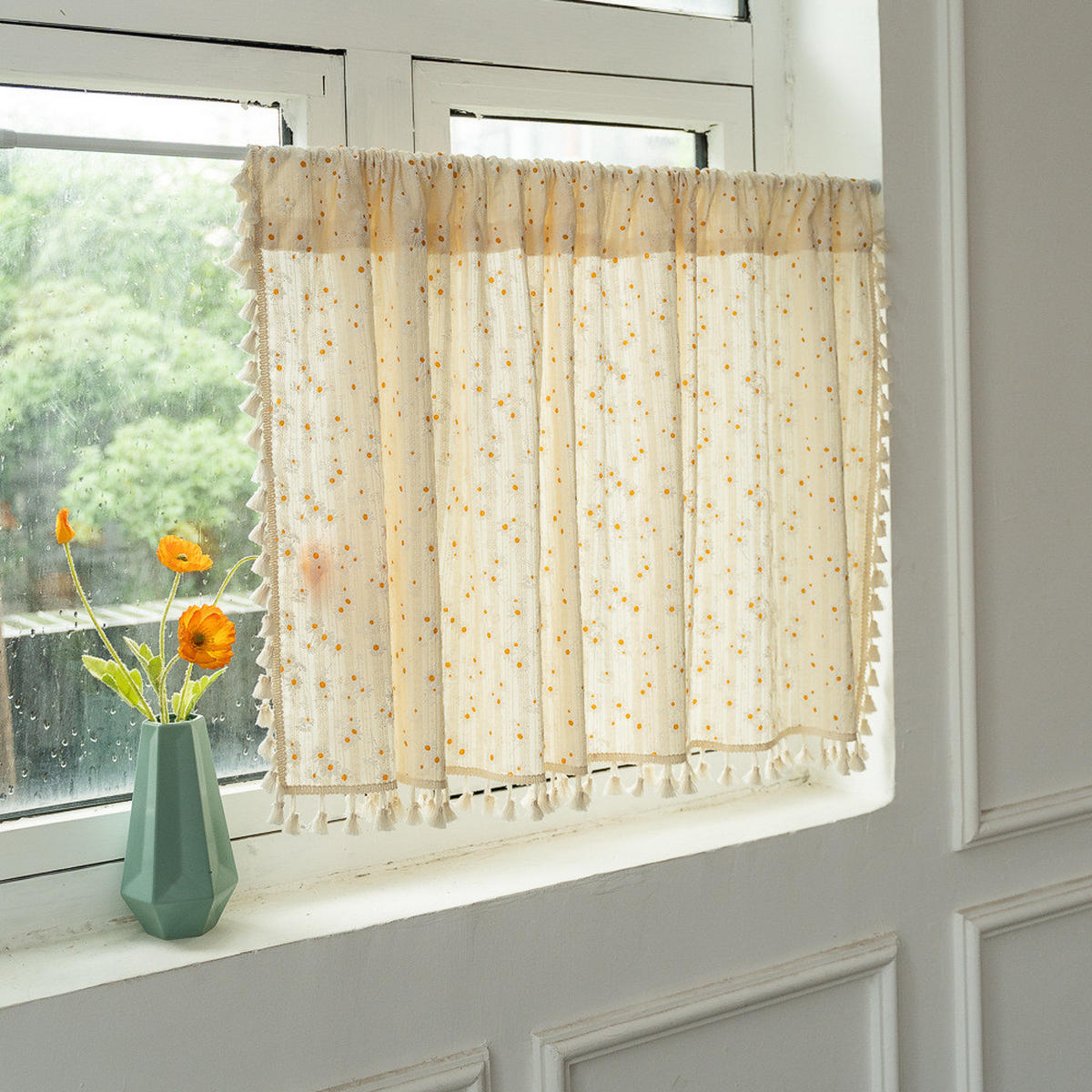 KURZE GARDINEN, Beige,, 60/90 cm - Beige, Textil (60/90cm)
