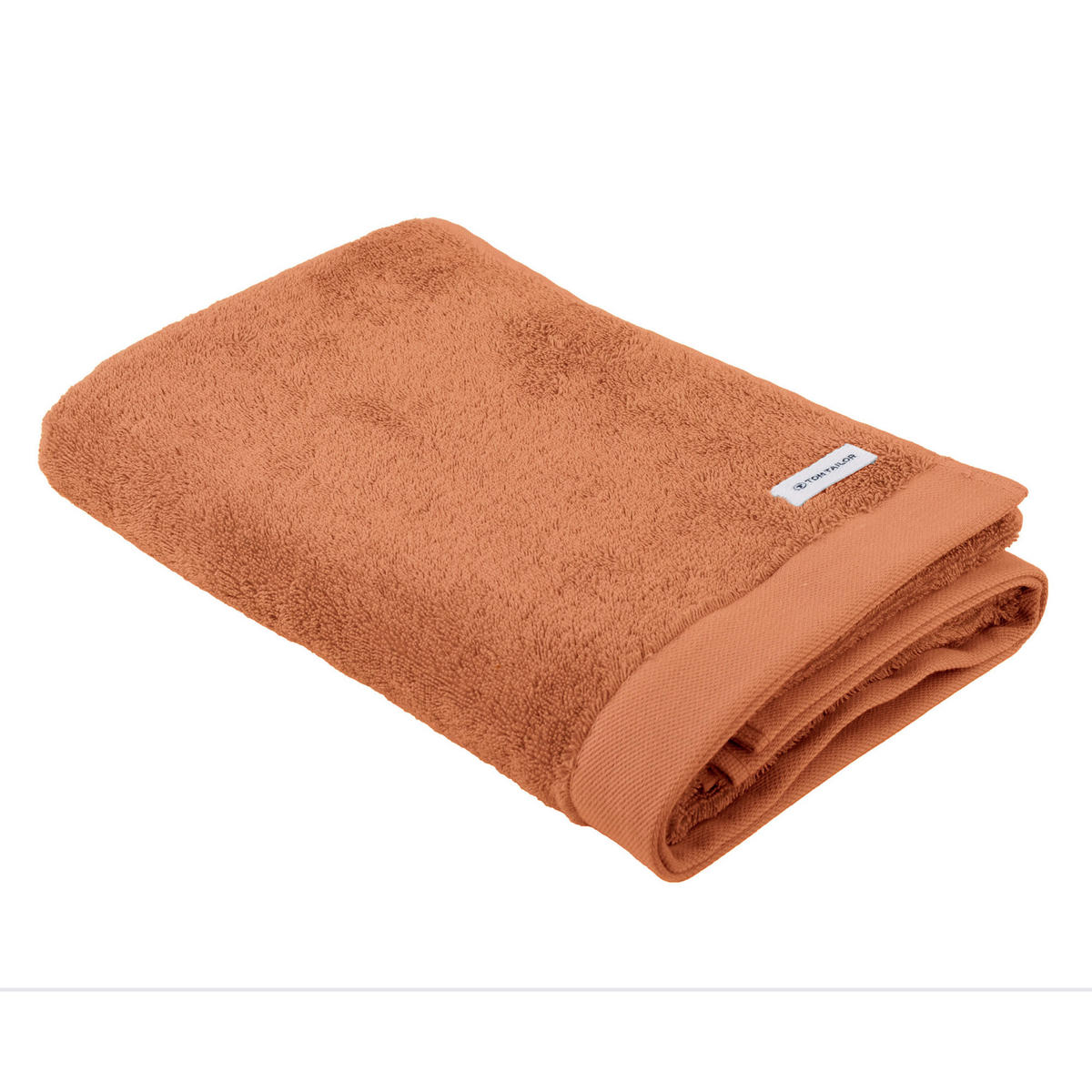 HANDTUCH-SET Color Bath, 12-tlg. Koralle 100% Baumwolle - Koralle, Naturmaterialien (60/120cm) - Tom Tailor
