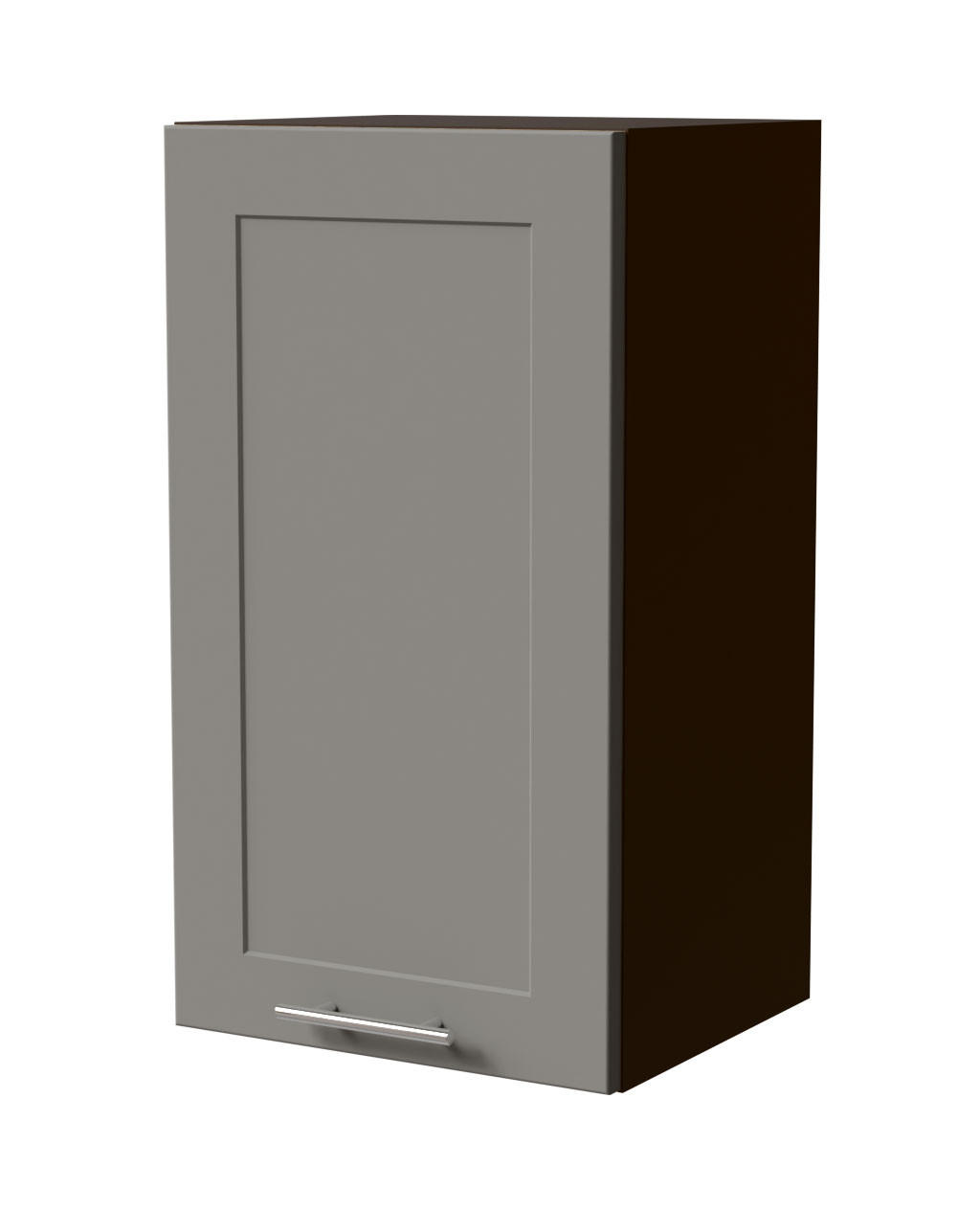 HÄNGESCHRANK Oslo W2/40 Lava / Dust Grey Matt 40 / 32,5 / 72cm - Dunkelgrau/Grau, Holz/Holzwerkstoff (40/72/32.5cm) - Feldmann-Wohnen