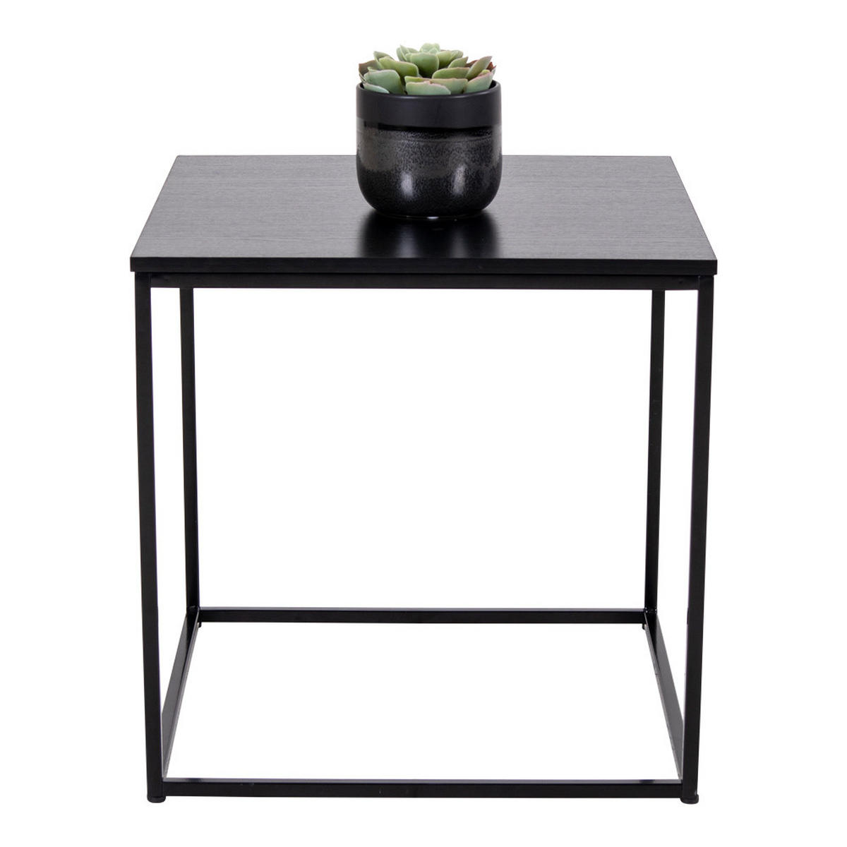 COUCHTISCH schwarz - Schwarz, Holzwerkstoff (45/45/45cm) - ebuy24