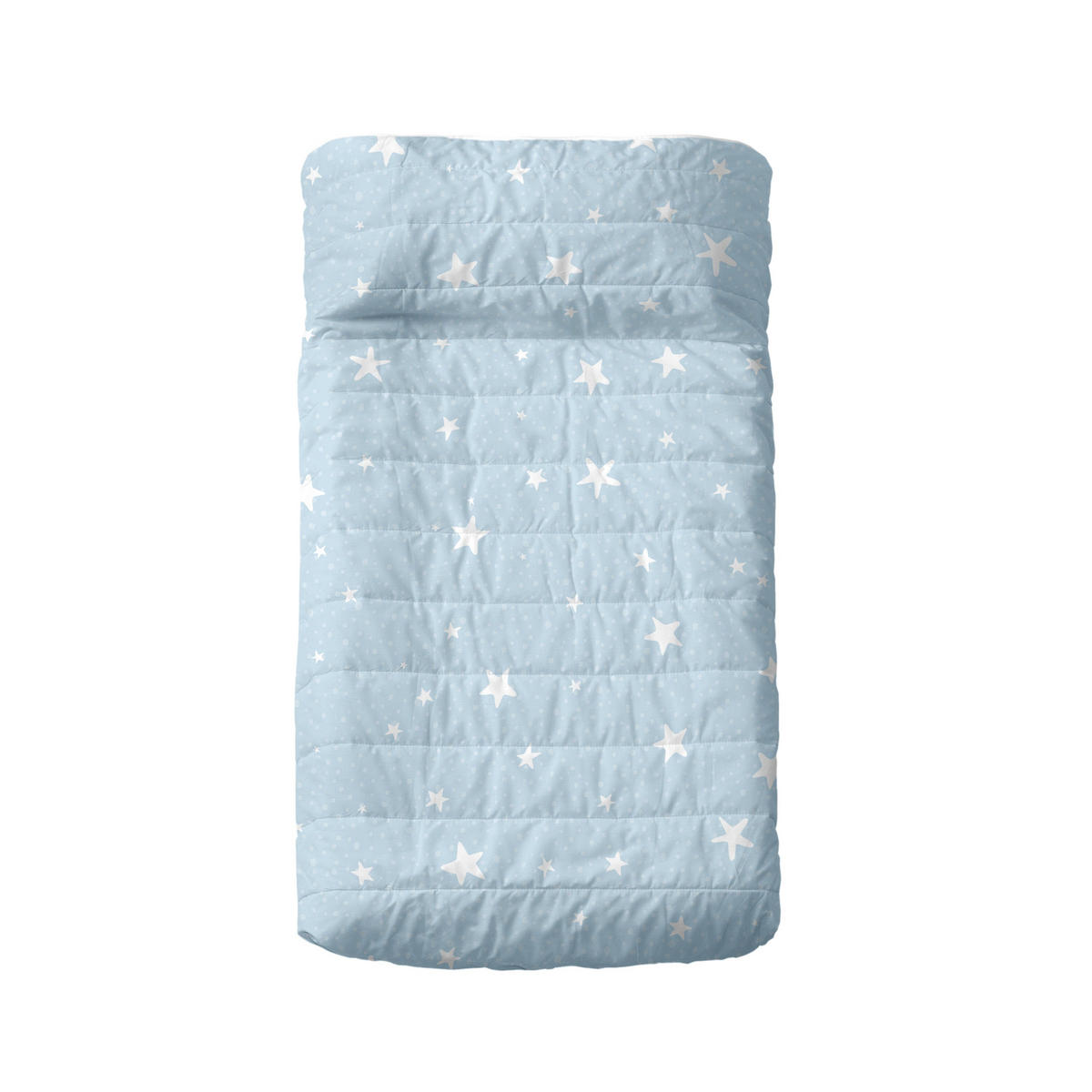 TAGESDECKE little star 100x130 cm (kinderbett) blau - Blau, Textil (100/130cm) - Happy Friday