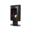 BIOETHANOL-OFEN Schwarz inklusive 2 L-Tank und 3 kW Leistung - Schwarz, Metall (60/97/35cm) - Purline