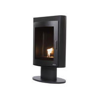 BIOETHANOL-OFEN Schwarz inklusive 2 L-Tank und 3 kW Leistung - Schwarz, Metall (60/97/35cm) - Purline