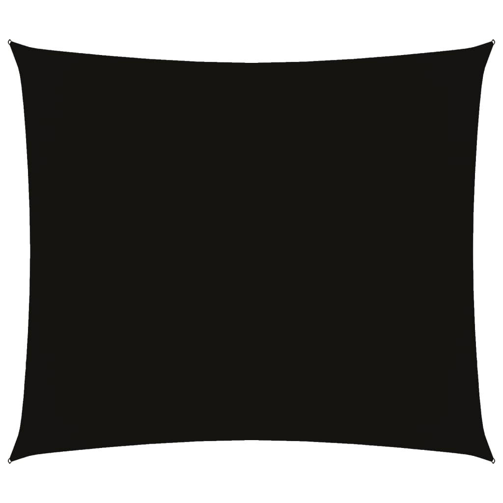 SONNENSEGEL Oxford-Gewebe Rechteckig 2,5x3 m Schwarz - Schwarz, Textil (300/250cm) - furnicato