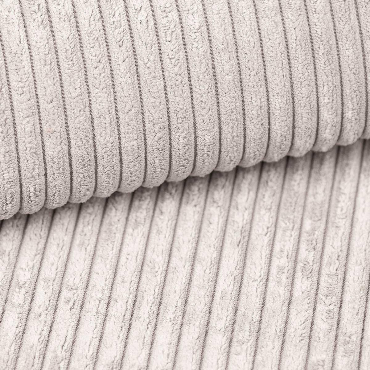 SCHLAFSOFA HUGO, Sofa mit Schlaffunktion und Bettkasten, Farbe: Beige, Cordstoff - Beige, Textil (244/83/98cm) - VENASI MÖBEL