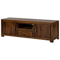 TV-BOARD Sheesham 180x50x56 braun lackiert METRO LIFE #141 - Braun, Holz (50/56/180cm) - Massivmoebel24