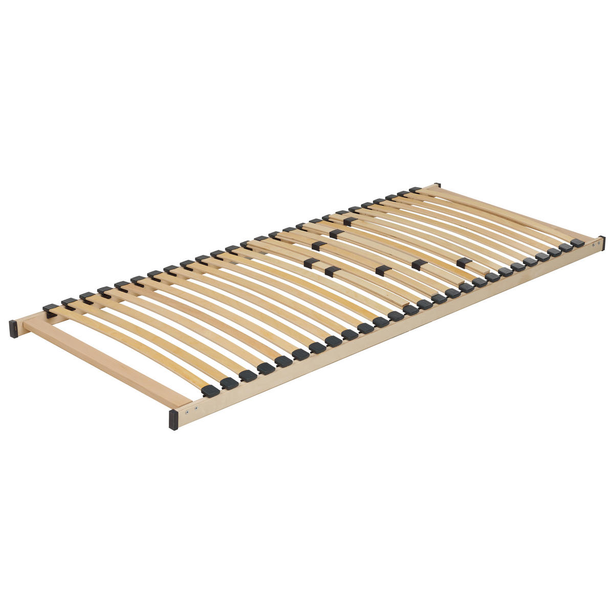 LATTENROST 80x200 cm Heller Holzfarbton Vouziers - Hellbraun, Holz (80/200cm) - Beliani