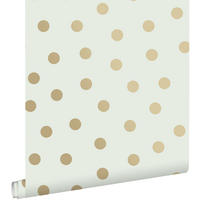 TAPETE Punkte 53 cm x 10.05 m - Weiß, Papier (53/0.1cm) - ESTAhome